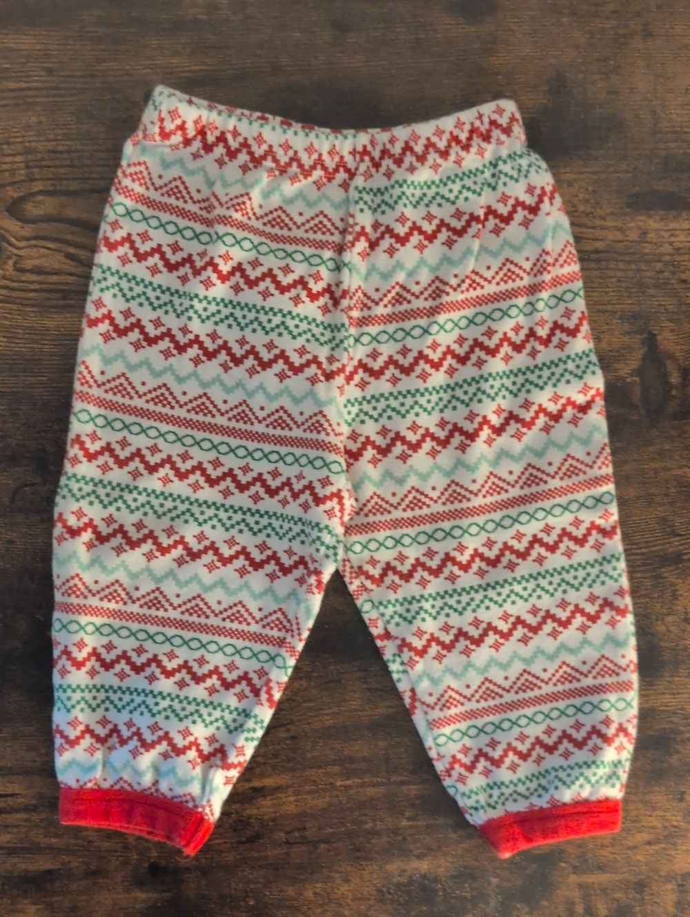 5/$25 TAG Festive Red and Green Holiday Pants 12M
